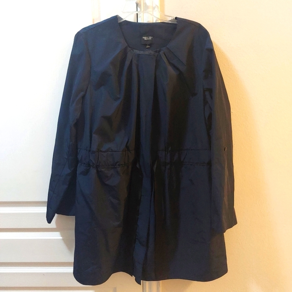 Simply Vera, Vera Wang Navy Blue Rain Jacket Size XL